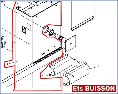 BENINCA EVA5 (2/2) - Coffre de barrière N°5 Réf 9686432